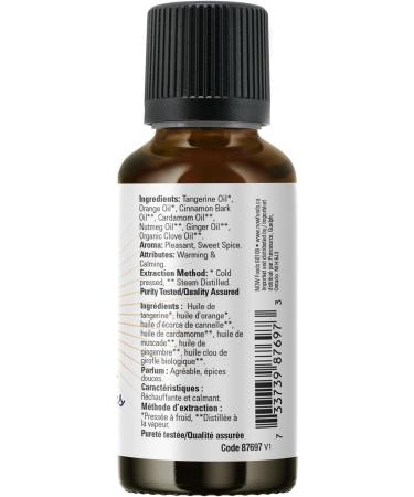 NOW Pumpkin Spice Essential Oil Blend 30mL - Buy Online on GoSupps.com