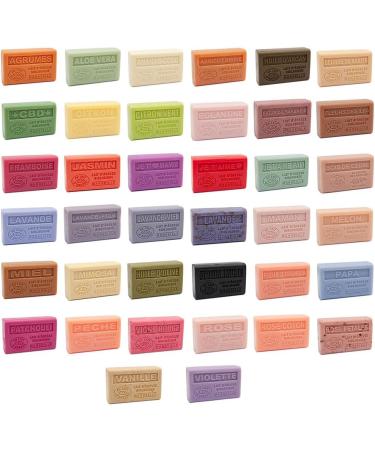 Label Provence Savon de Marseille French soap with fresh organic donkey milk I love you 125 g bars set of 3 - Buy Online on GoSupps.com