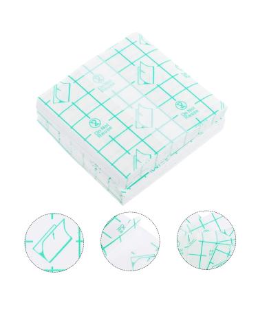 100pcs Makeup Hand Palette Disposables - Cream Fingernail Cleaner Stickers & Cosmetic Mixer - White Tear Stick Holders for Nail Accessories - Buy Online on GoSupps.com