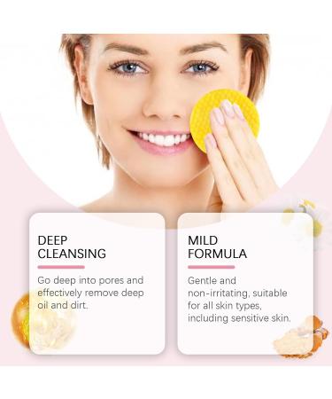 Turmeric Kojic Acid Cleansing Pads - Deep Exfoliating Face Cleansing for Radiant Skin (Pink - Buy Online on GoSupps.com