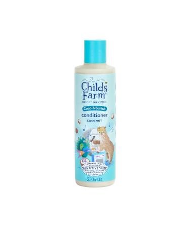 Childs Farm Coco-Nourish Apr s-shampoing hydratant les cheveux secs et boucl s doux et sans d chirures noix de coco enfants 250 ml Apr s-shampoing noix de coco - Cheveux secs