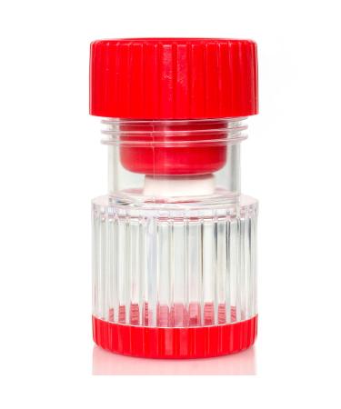 HealthSmart Pill Crusher and Grinder, Crushes Vitamins and Tablets, Holds Up to 2 Pills, With Ergonomic Grips, Red 1 Count (Pack of 1) - Buy Online on GoSupps.com