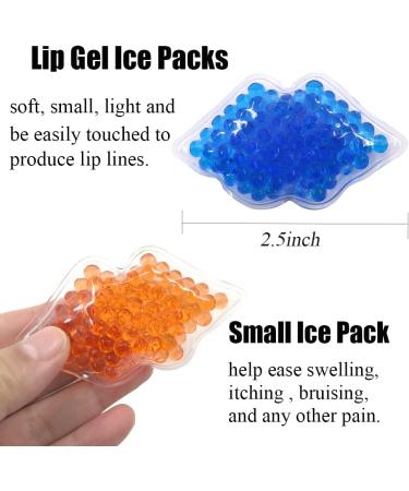 Lip Filler Ice Pack Bulk - 7 Pack for Mouth Injections, Injuries & Bruises - Buy Online on GoSupps.com