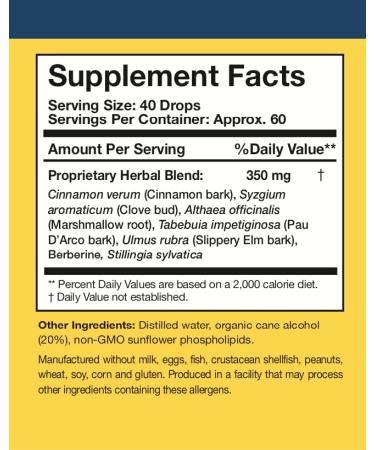 Researched Nutritionals Elim-A-Cand 4 Fl Oz - Powerful Candida Support - Buy Online on GoSupps.com