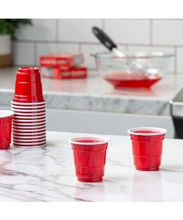 60 ml. Mini Red Disposable Shot Glasses - 30 Count 2 oz. Plastic Shot Cups Jello Shots Perfect Size for Serving Condiments Snacks Samples and Tastings Shooter Shooters Verres Shooter - Buy Online on GoSupps.com