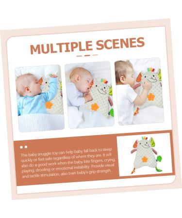 Ibasenice 3-Stage Animal Pacifier Towel | Baby Comfort Muslin Blanket & Bite Toy | Soft Spitting Towel for Newborns | Premium PP Cotton Bathing Products - Buy Online on GoSupps.com