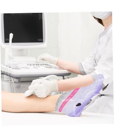 Housoutil 2 Pairs Wax Gloves Spa Foot Mask Purple Pe Bag - Buy Online on GoSupps.com