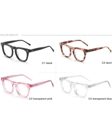 Vintage Blue Light Blocking Reading Glasses for Men & Women - 2.50 Strength Fatigue Relief Flat Light Mirror - Buy Online on GoSupps.com