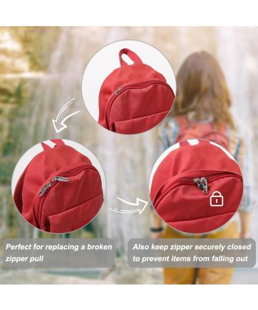 Rice Trim 10 Theft Fuse Backpack Zipper Clips - Secure Luggage & Wallet Locks (Black & Silver) - Buy Online on GoSupps.com