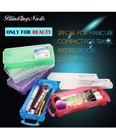 BlinkingNails Portable Storage Box for Poly Gel Nail Tools 2018 Plastic Tool Box for Nail Art Equipment PP Case for Manicure - (Color: Pink) - Buy Online on GoSupps.com