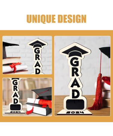 Ciieeo 2024 Graduation Party Decorations | Elegant Wooden Decor & Props for Your Celebration - Buy Online on GoSupps.com