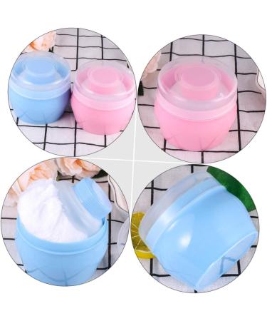  BIUDECO 2 Sets Body Powder Bottle Bulk Powder Bottle Compact Powder Puff Box For Child Makeup Powder Puff For Baby Powder For Baby Powder - Buy Online on GoSupps.com