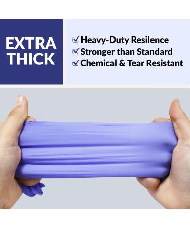 Klex Nitrile Exam Gloves - Medical Grade, Powder & Latex Free, Food Safe, Lavender - 100, 300, 1000 Count - S M L XL - Medium Size - Buy Online on GoSupps.com