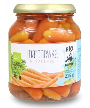 CAROTTE DANS LA MARINES DANS LE POT BIO 340 g (215 g) - BIO EUROPA
