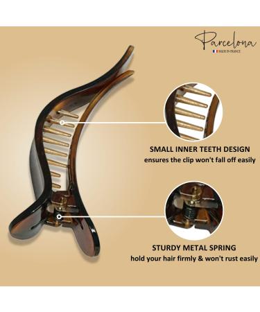 Parcelona French Brill Beak Medium Shell Claw Clip for Women - Buy Online on GoSupps.com