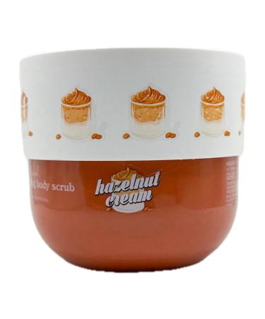 Hazelnut Cream Exfoliating Body Scrub Skin Soothing Formula 25.07 oz Leaves Skin Glowing and Refreshed