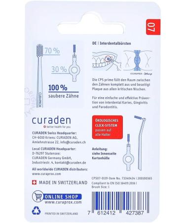 Buy CURAPROX CPS 07 Prime Interdental Brushes Refill - Optimal Oral Care for Healthy Teeth | Fast International Shipping - Buy Online on GoSupps.com
