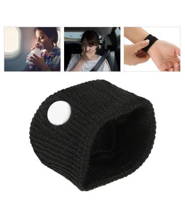 Salmue Anti-Disgusting Bracelet for Motion Sickness - 5 Colors | Adjustable Nausea Relief Band for Immunity - Black - Buy Online on GoSupps.com