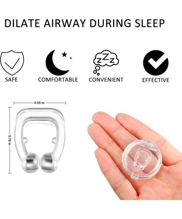 ZHENROAD Snore Stopper 6 Pack - Silicone Magnetic Nose Clips for Quieter Sleep - Buy Online on GoSupps.com