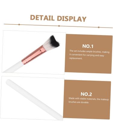 SOESFOUFU 3pcs Fish Tail Brush Makeup Brushes for Nose Highlighter Brush Nose Contour Brushes Nose Makeup Tool 18.50X1.00X1.00CM As Shown - Buy Online on GoSupps.com