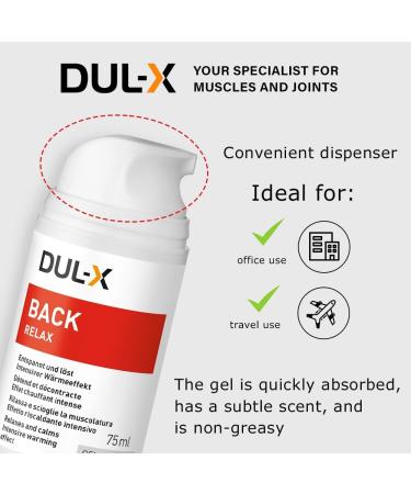 Neck Relax Gel 50 ml. Relieve Tension with Dul-X Neck Relax Gel: Instant Relaxation with Every Application! - Buy Online on GoSupps.com