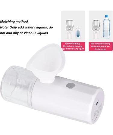 Natudeco 40ML Eye Moisturizing Sprayer Eye Hydrating Sprayer Portable Handheld USB Charging Eye Sprayer for Eye Fatigue Relief Facial Moisturizing(WHITE) - Buy Online on GoSupps.com