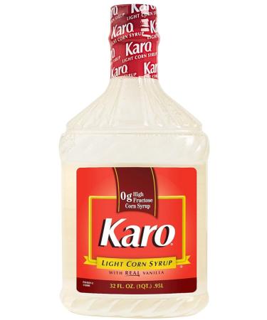Karo Light Corn Syrup with Real Vanilla 32oz Bottle (Pack of 2) + Measuring Spoon - Buy Online on GoSupps.com