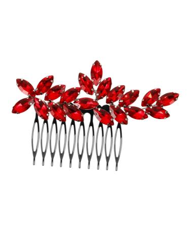 BIUDECO Bridal Headwear Hair Combs Hair Comb Clips Rhinestone Hair Accessories Hair Side Comb Wedding Hair Clips for Brides Bridal Hair Accessories Bridal Hair Comb