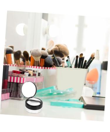 SOESFOUFU 6 Pcs Elastic Mesh Loose Powder Box Portable Powder Case Foundation Powder Puff DIY Abs Black - Buy Online on GoSupps.com