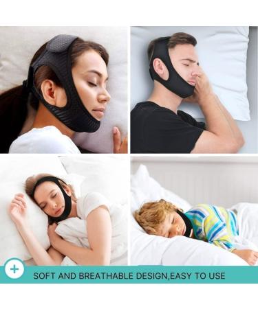 LDATY Anti Snoring Chin Strap - Adjustable, Anti-Slip, Effective Snoring Solution - Buy Online on GoSupps.com