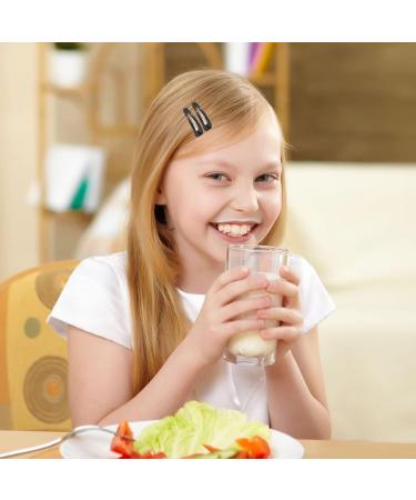 JUNRU Hair Clips 6 pcs Korean classic all-match black hair clip glossy lacquer BB clip 2inch Perfect for Women & Girls - Buy Online on GoSupps.com