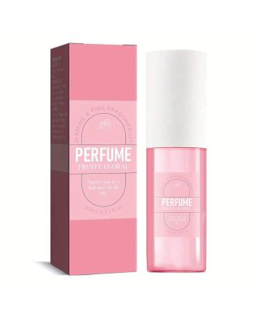 Pink Fragrance Perfume Fruity Fragrance Perfume Mist Hair & Body Fragrance Mist Fresh Long Duration Floral Scent Day or Night Spray Daily Use (1 Pcs) 3.17 Fl Oz (Pack of 1)