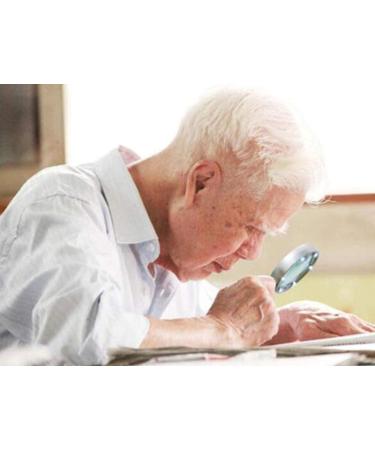 Professional Led Magnifier 10x Magnifier Handheld with 6 Led Lights Reading Double Glass Lens for Seniors Read Coins Stamps Map Full of Stars - Buy Online on GoSupps.com