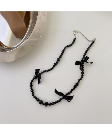 Handmade Oralgos Fashionable Necklace | Elegant Crystal Pearl Choker for Women & Girls - Buy Online on GoSupps.com