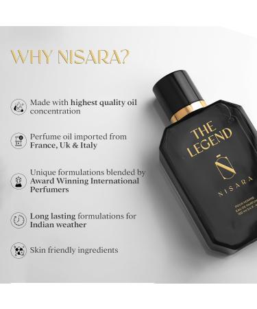 The Legend Perfume For Men - 100 ml | Long Lasting Eau De Parfum | Premium Perfume | Fresh Spicy Fragrance | EDP Scent for men | Premium Perfume - Buy Online on GoSupps.com