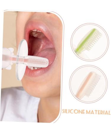 Frcolor 4-Piece Baby Toothbrush Set | Silicone Baby Toothbrushes for Children | 3D Design for Newborns & Kids | International Shipping Available - Buy Online on GoSupps.com