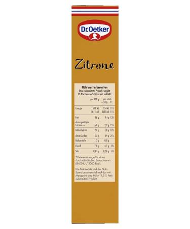 Dr. Oetker Lemon Cake 4-Pack (4 x 525g) - Easy Baking Mix for Delicious Vegetarian Lemon Cakes with Sugar Glaze - Buy Online on GoSupps.com