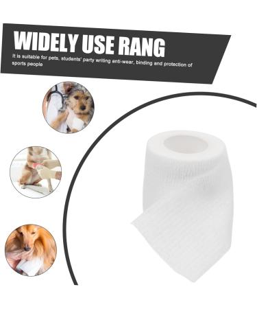 FRCOLOR 6pcs Elastic Finger Dog & Cat Self-Adhesive Multi-Function Pet Supplies - Portable White 450x5CM - Buy Online on GoSupps.com