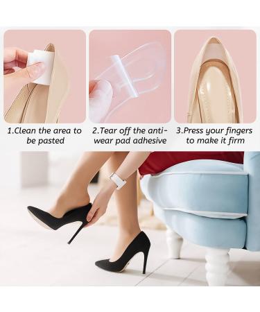 Yxhzvon Heel Protection Silicone Pads - 5 Pairs Self-Adhesive Gel Inserts for High Heels & Large Shoes - Buy Online on GoSupps.com