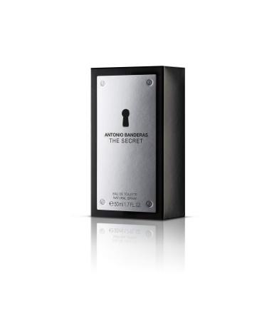 Antonio Banderas Perfumes - The Secret - Eau de Toilette for Men - Long Lasting - Elegant Sexy and Masculine Fragance - Fruity and Leather Notes - Ideal for Day Wear - 1.7 Fl Oz