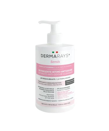 Dermaray Sensis Hydrating Mild PH Balancing Anti-Odor Intimate Cleanser 500ml Aloe Vera 520 g (1 pack)