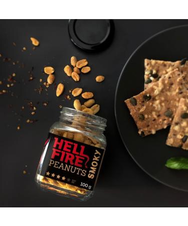 I Love Spicy Hellfire Peanuts | Smoky Roasted Peanuts with Trinidad Scorpion & Fatalii Chili | 100g Pack - Buy Online on GoSupps.com