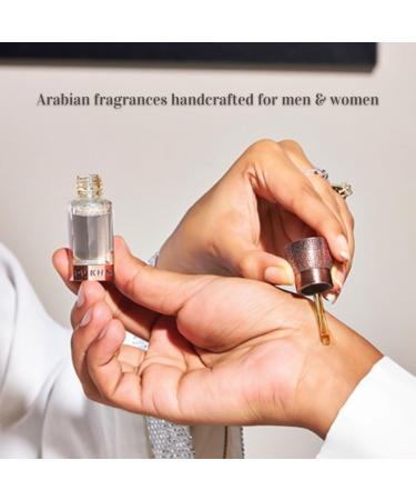 Dukhni Misk Rijali Attar | Soft Silky White Musk | Authentic Arabic Fragrance Oil | 100% Pure Alcohol-Free Halal | 1 bottle x 6ml - Buy Online on GoSupps.com