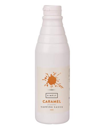 Simply Caramel Topping Sauce Dairy Free Ready to Use Dessert Sauce for Ice Cream Waffles Pancakes Coffee & Milkshakes (1 kg) Caramel 1 kg (Pack of 1) - Buy Online on GoSupps.com