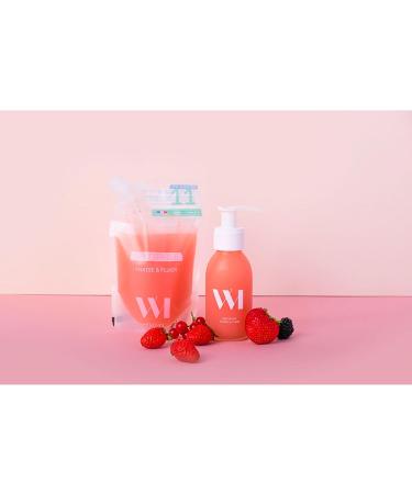 WhatMatters What Matters Organic and natural childrens toothpaste soothing and protective strawberry flavor refillable glass bottle 90 ml - Buy Online on GoSupps.com