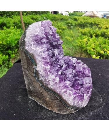 Natural crystal rough 350g-400g Natural Amethyst Quartz geode Crystal Cluster Specimen (Size : 2PCS) 1 count (Pack of 1) - Buy Online on GoSupps.com