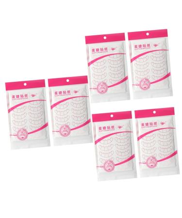 Healeved 60 Sheets Eyelash Positioning Paper Beauty Eyelash Sticker 5-Point Sticker for Eye Under Eye Patch Eyelashes Extension Sticker Eyelashes Sticker Woman Extension Pad