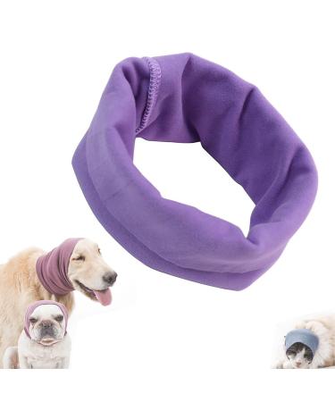 Ear Muffs for Dogs for Noise Protection Noise Cancelling Ear Muffs for Dogs for Anxiety Relief Grooming Bathing Blowing Drying (S Purple) S Purple