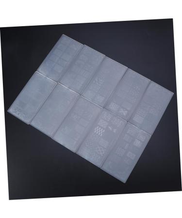 FRCOLOR 10 pieces nails at home making nail art set manicure set nailing tool nails accessories nail stamp plate nail art stamping plate nail art stamp printing seal accessories - Buy Online on GoSupps.com
