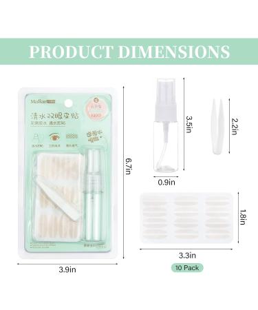 Invisible Eyelid Lift Strips - 240pcs Natural Fiber Eye Tapes for Hooded Droopy Uneven Mono-eyelids - Buy Online on GoSupps.com